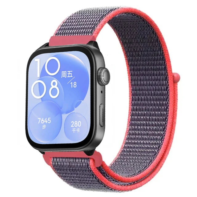 Nylon Loop Strap For Huawei Watch Fit 5/4/3 Sport Breathable Replacement Bracelet Wristband Huawei Watch Fit 4 5 Pro Accessories