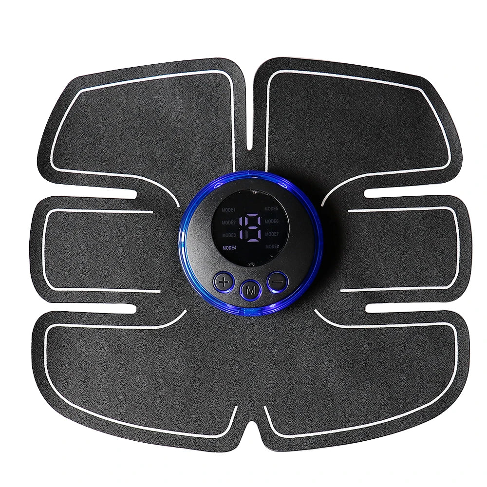 Smart EMS Muscle Stimulator Electric Wireless Abs Fitness Trainer Abdominal Training Weight Loss Stickers Body Slimming Massager