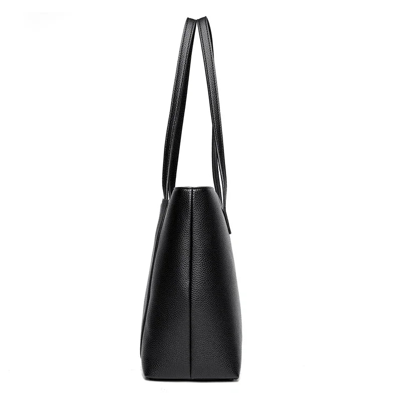 Solid Color Luxury Handbag Women Bags Designer HIgh Quality Leather Shoulder Bags for Women 2024 High Capacity Shopping Tote Bag