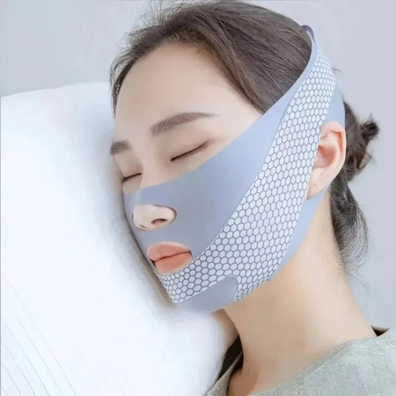 V-Shape Face Slimming Band Facial Skin Lifting Massage Tool for Double Chin Reduction And Face Thinning Relaxation Therapy