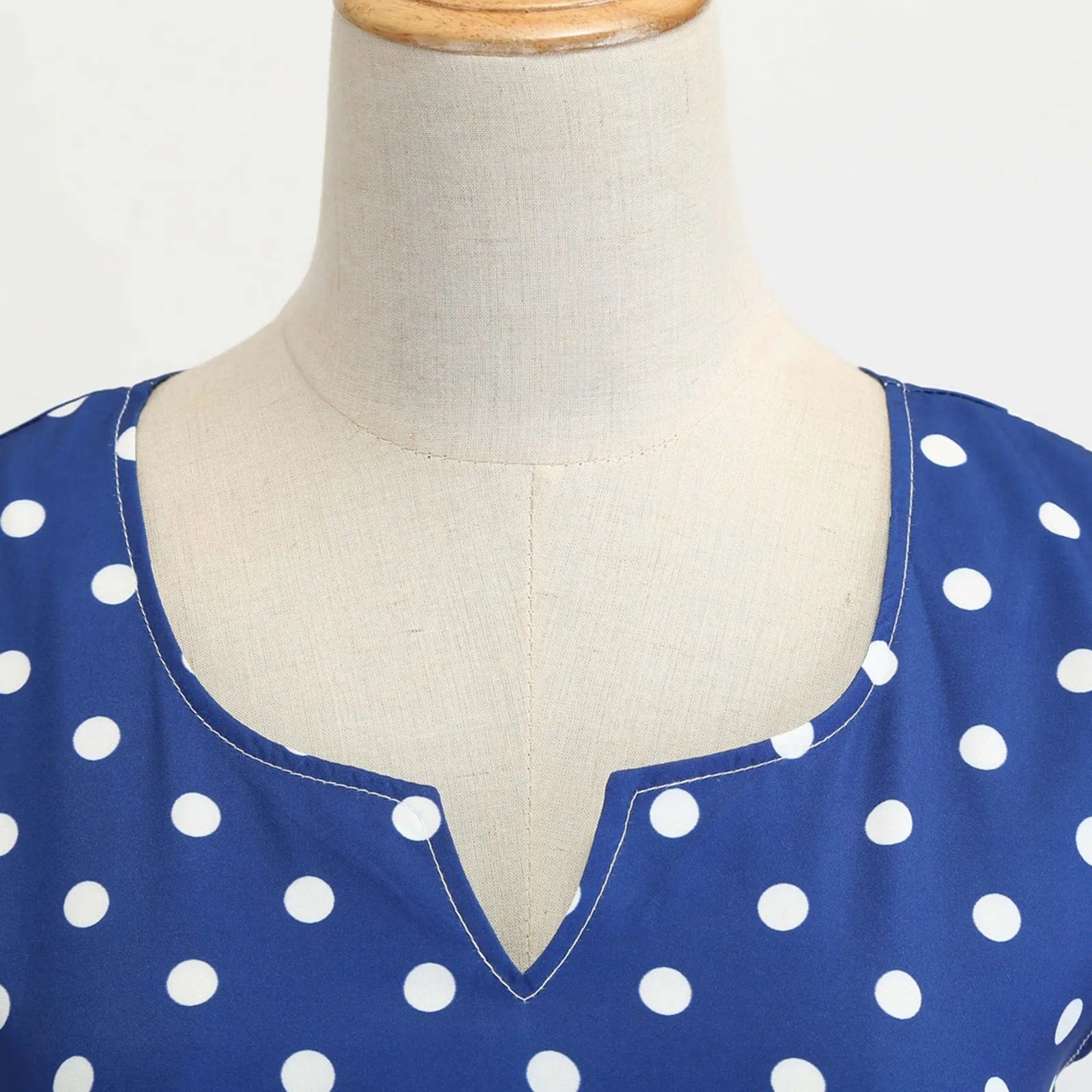 Vintage 1950s Retro Pleated Dress Short Sleeve Polka Dot Print Dress For Women Elegant Evening Party Gown Prom Swing Dresses