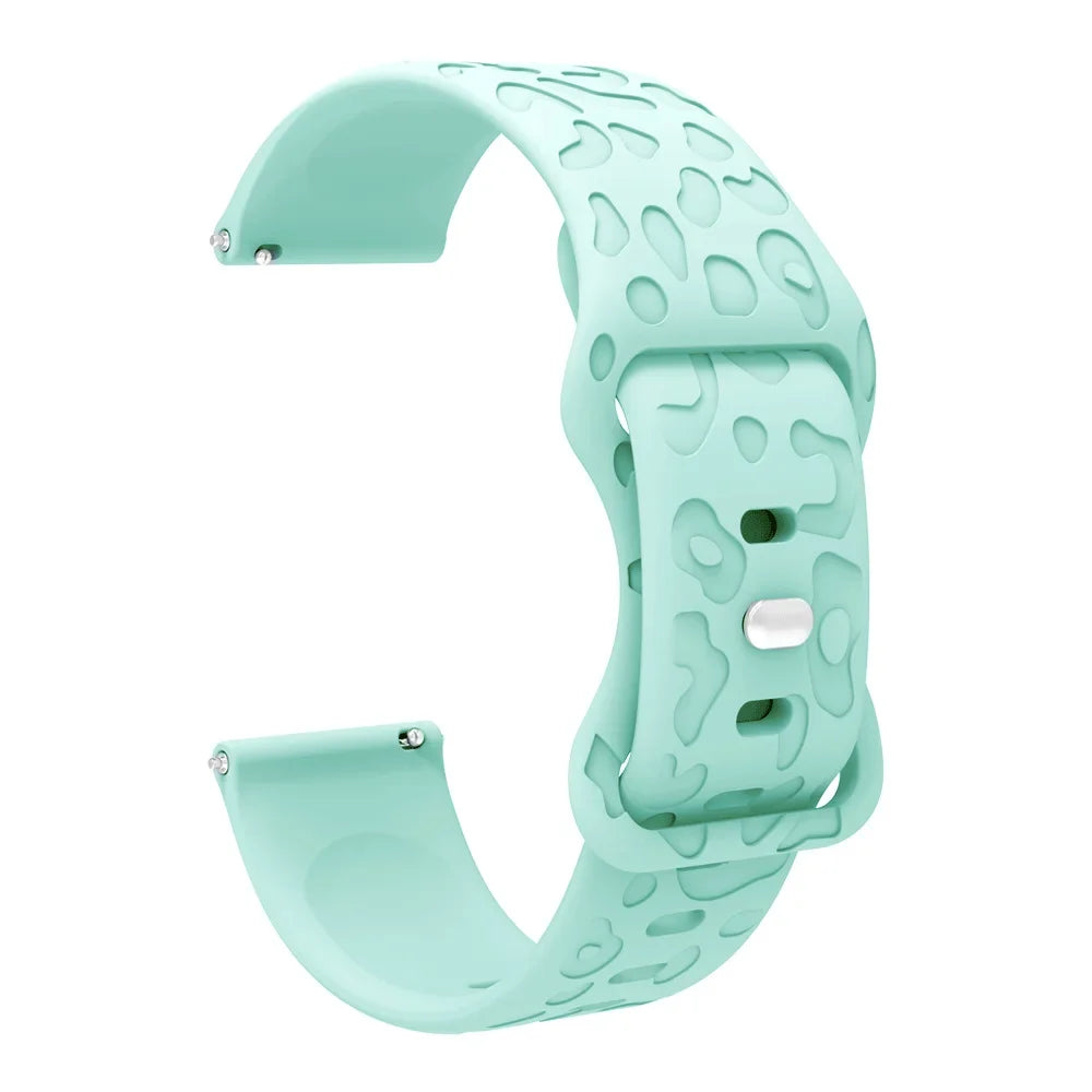 18mm 20mm 22mm Leopard Bracelet for Garmin Venu 3S Band Venu 2S Correa Active 5 Bands Garmin Forerunner 265 Band 265S 255S 255