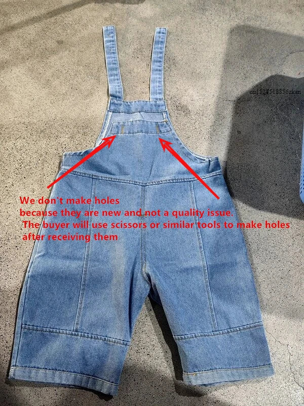 Autumn New Children Loose Overalls Boys Girls Casual All-Match Denim Trousers Spring Fall Solid Outwear 1-7Y Kids Bib Pants