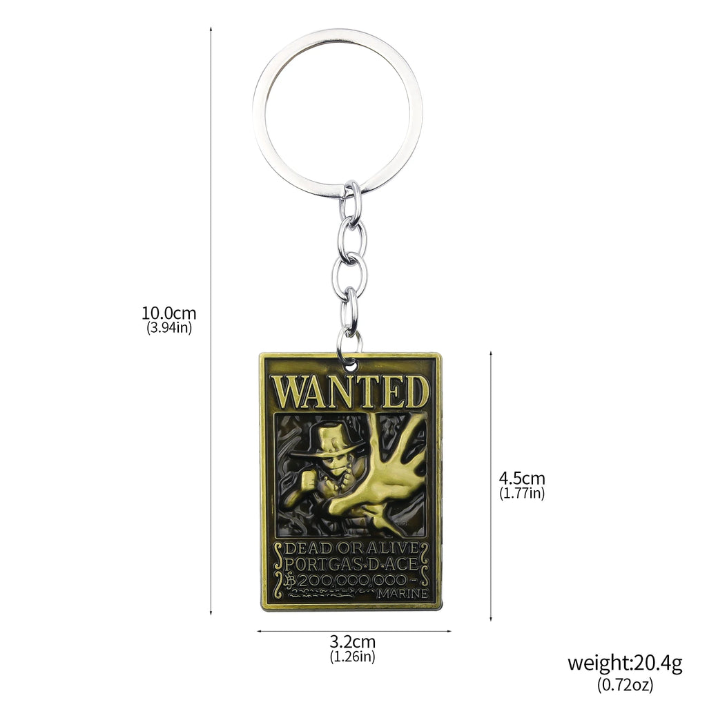 One Piece Luffy Straw Hat Keychain Rotatable Zoro Skull Metal Pendant Role-Playing Decorative Accessories Fan Jewelry Gift