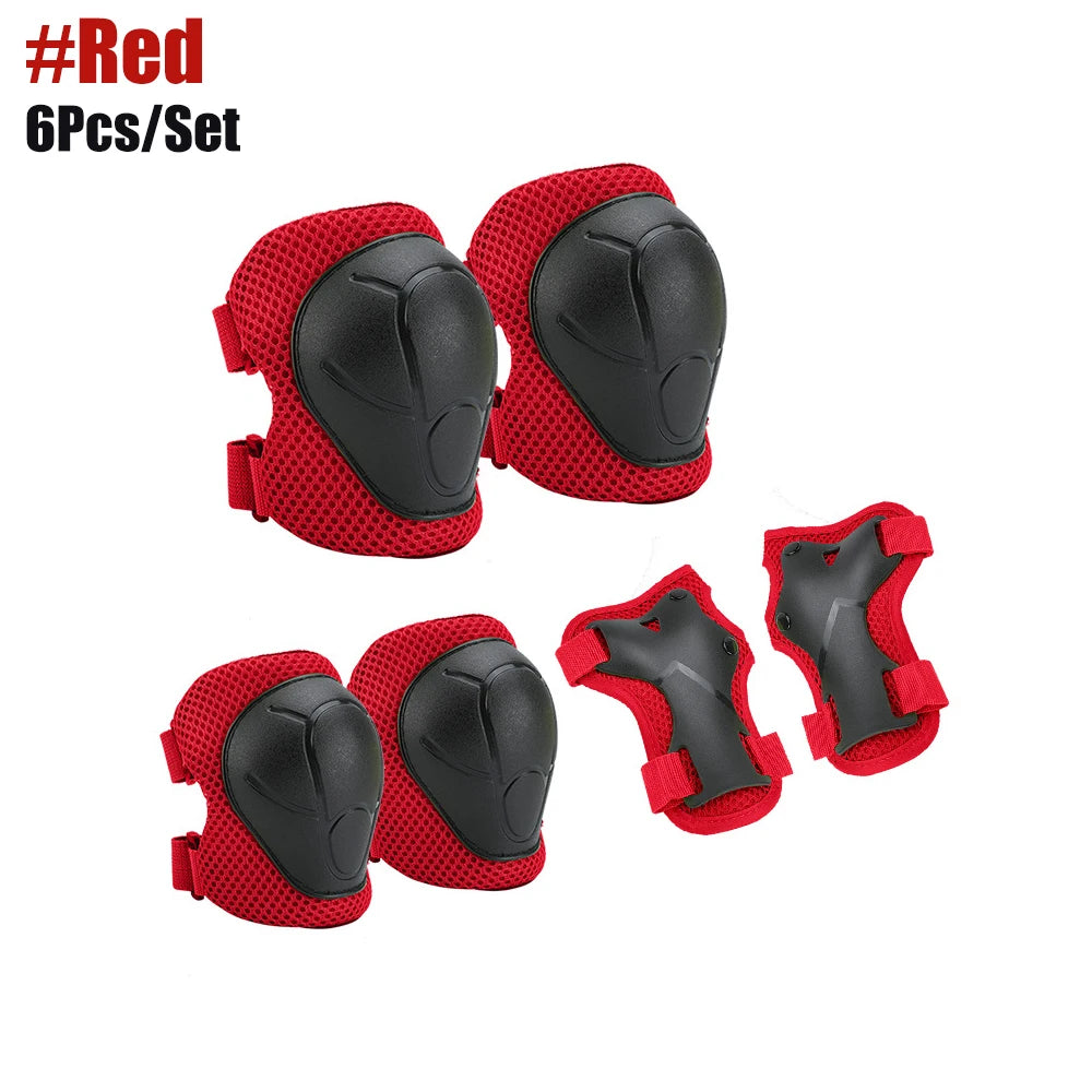 Kids Protective Gear Set Knee Pads for Kids 3-7 Years Toddler Knee and Elbow Pads with Wrist Guards for Skating Cycling Bike New