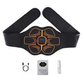 Electric Abdominal Muscle Stimulator EMS Trainer Belt Home Gym Fitness Slimming Massager Waist Belly Weight Loss USB Recharge