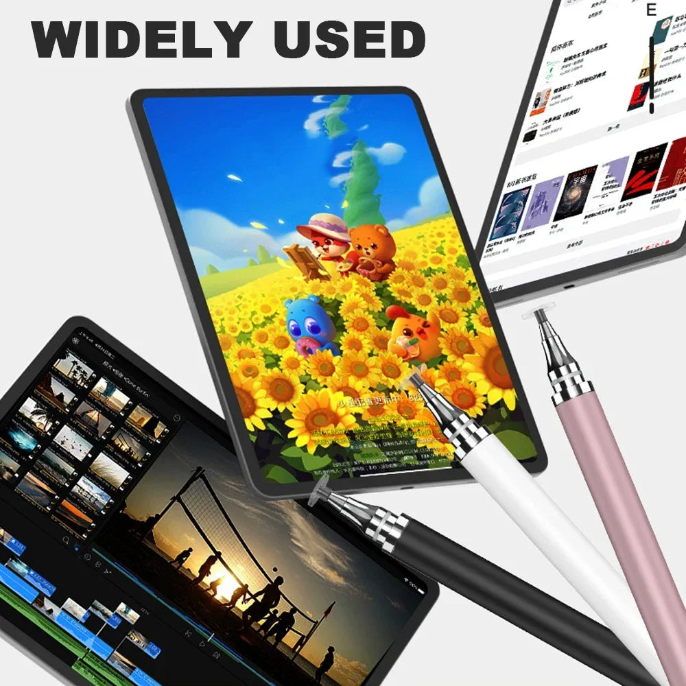 3/1Pcs Tablet Mobile Phone Universal 2 IN 1 Capacitive Stylus Pen Drawing Pens for IPhone Android All Capacitive Touch Screens