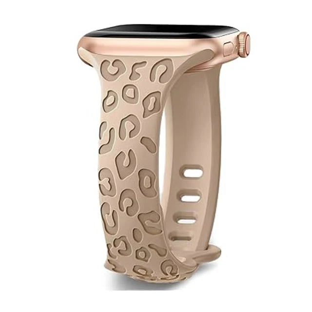 Slim Strap For Apple Watch Band 40mm 41mm 42mm 38mm 46 44mm 45mm Engraved Silicone bracelet Correa Series 11 10 8 7 6 9 5 4 3 SE