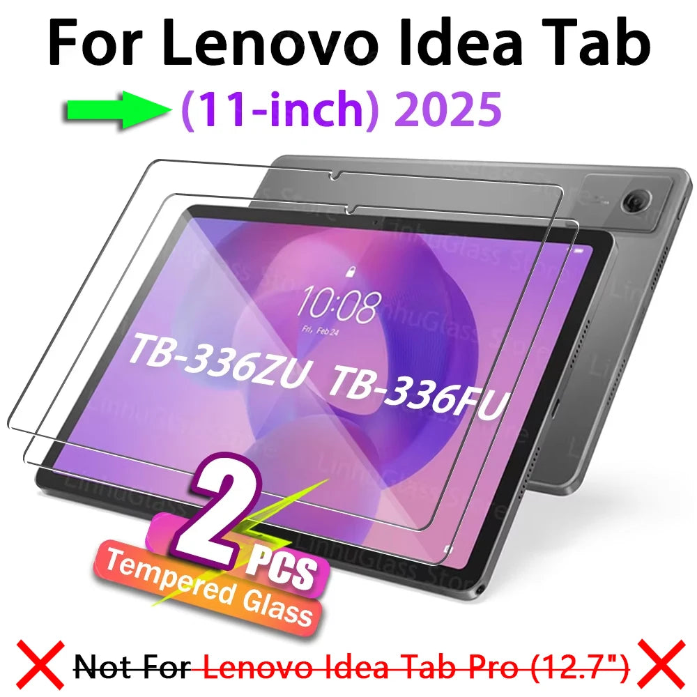 11 inch Tempered Glass For Lenovo Idea Tab (11") 2025 TB-336ZU / TB-336FU Anti-Fingerprint HD Screen Protector Protective Film