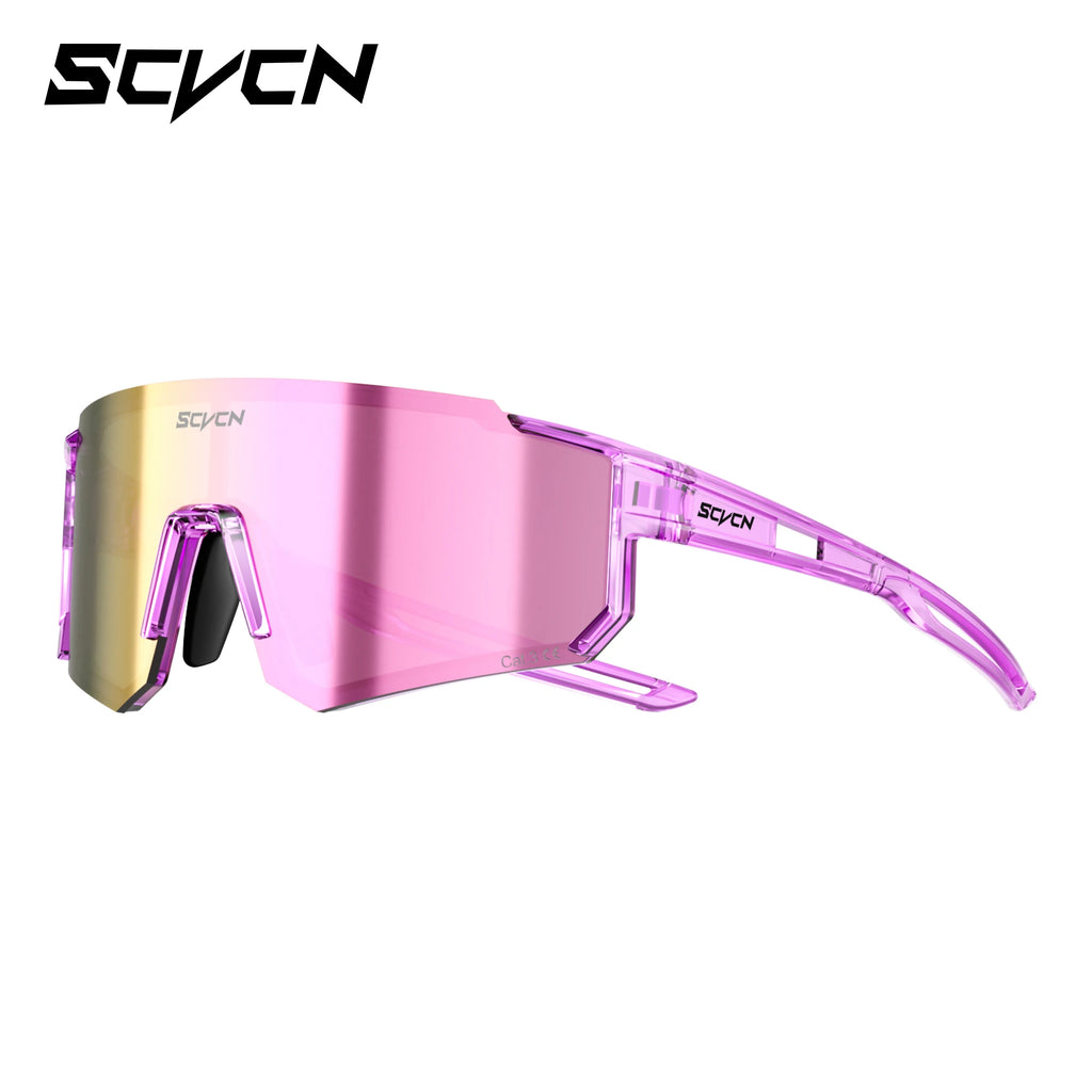 SCVCN New Outdoor Sport Cycling Sunglasses MTB Bike Cycling Hiking Eyewear Running Ultralight Men Women Pickleball UV400 Glasses