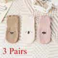 3 Pairs Cartoon Kids Infant Baby Anti-Slip Socks for Girls and Boys 4 Seasons Cotton Unisex Playground Floor Stockings