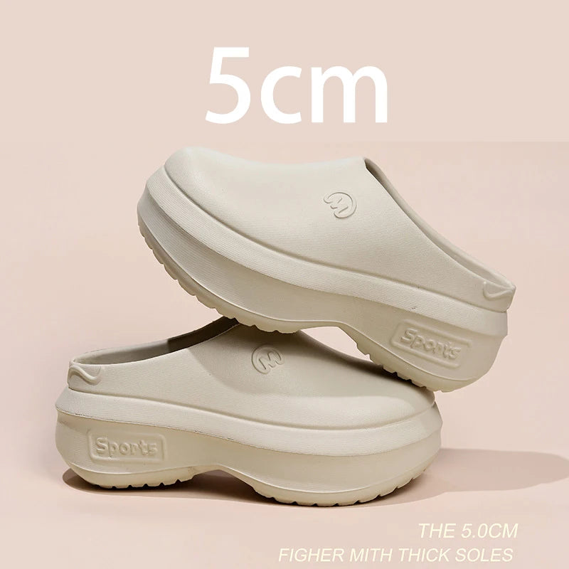 Women Slippers Couples Garden Clog Women Water Proof Chef Shoe Comfortable Sandal Slippers For Pet Workers Outdoor Fishing Shoes