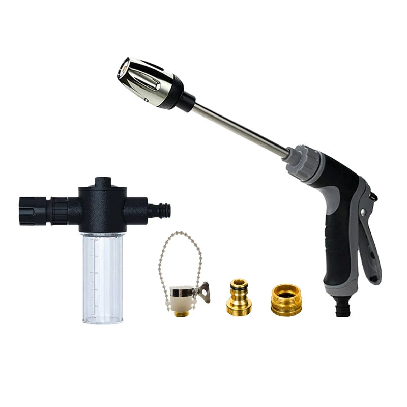 High Pressure Sprinkler Water Gun Car Washers Garden Lawn Watering Hose Nozzle Foam Lance Portable Automobiles Cleaning Tool