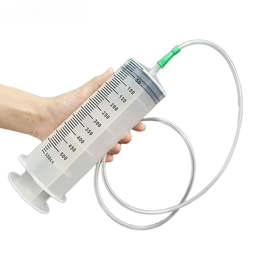 Auto Oil Extractor Tire Vacuum Pump Transfer Kit Car Syringe Set Automotive Duty Heavy Fluid With Durable Hose Agriculture