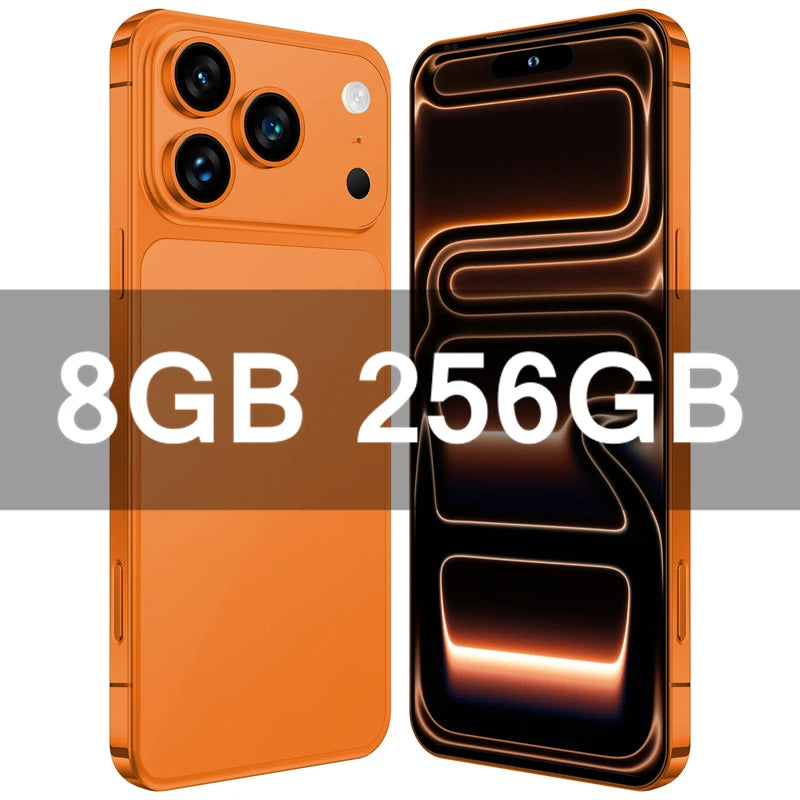 2026 HOT i17 ProMax NEW intelligent 5G standby original dual card dual battery 14 system global Android version 8000mAh JJ6