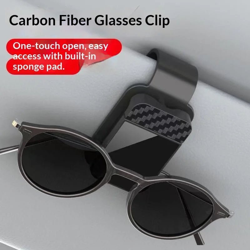 Car-mounted Glasses Car Sunshade Holder Eye Frame for Magnetic Attachment Sunglasses Sun Glasses Storage Clip  Car Accessories