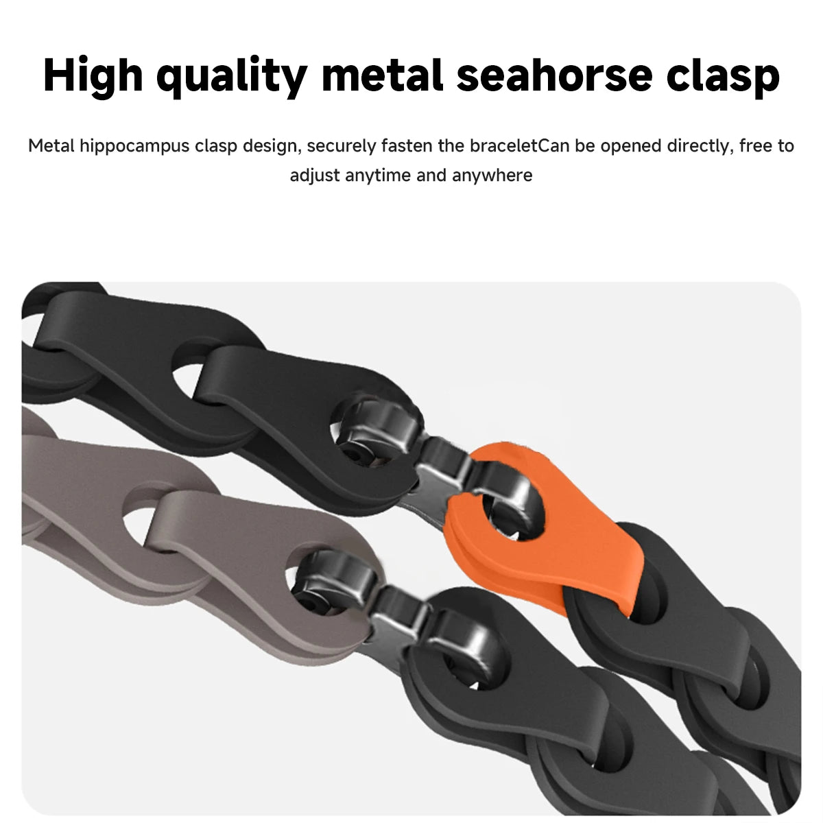 22mm 20mm Chain Strap for Samsung Galaxy Watch 7 6 5 4 6Classic Silicone Band for Huawei GT4 3Pro for Amazfit GTR 4/GTS Bracelet