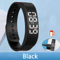 Vibrating Alarm Clock Watch Heavy Sleepers Silent Wake-Up Smart Bracelet Men Women Adjustable Wearable Vibration Wrist Band HW12