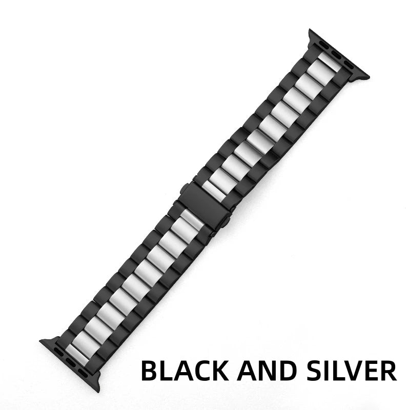 Stainless steel Strap For Apple Watch band UItra 49mm 9 8 7 45mm 41mm metal belt on Iwatch series 6 5 4 SE 3 44mm 42mm 40mm 38mm