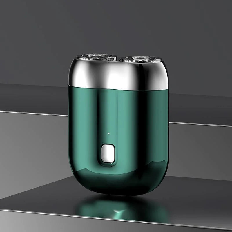 New Double-headed Mini Magnetic Shaver Type-c Charging Silent Washable Electric Shaver Portable Men Women Electric Razor