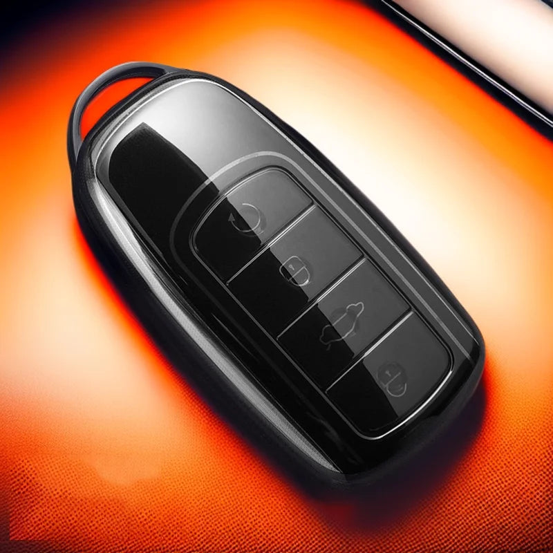 Transparent Black for Chery Tiggo 8 Pro Tiggo 8plus New 5 Plus 7pro Chery Tiggo 7 Pro Max Omoda 5 C5 Modod Remote Car Key Case