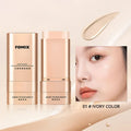 Moisturizing Hydrating Foundation Stick Dual Heads - Brush Tip Smooth Non-gluggy Powder Lightweight Foundation Liquid Cream