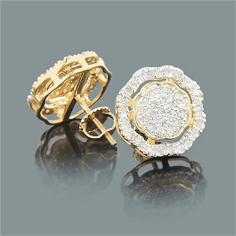 Square Stud Earrings – 11 Finishes