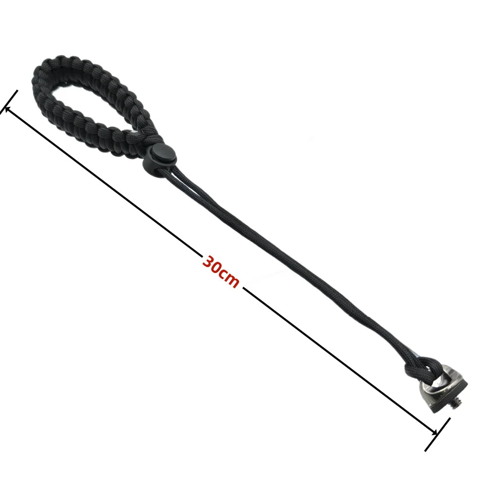 Nylon Wrist Strap Safety Anti-lost Hand Band With 1/4 Metal Screw Base For Insta360 X5/X4 Dji Action 5 Pro Camera Adjustable