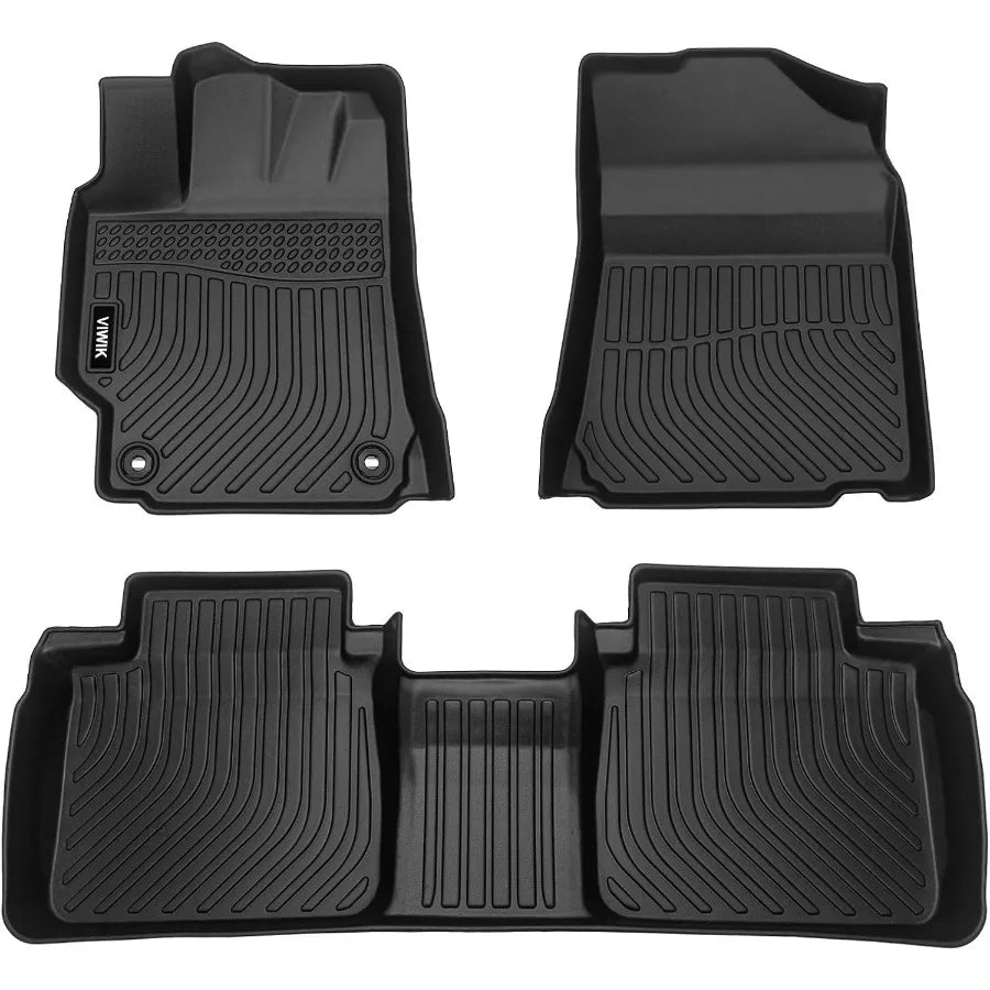 All Weather Protection Floor Mats for  Camry 20122017 Custom Full Set Liners Including Front and Rear 1st and 2nd Row Black TPE