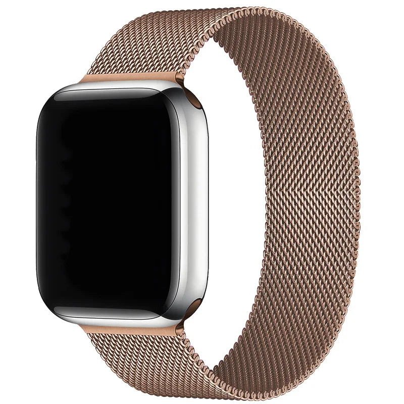 Strap For Apple watch Band 10 46MM 44mm 45mm 41mm 49mm 42mm 40mm 45mm Milanese Loop bracelet iwatch series 9 7 8 4 5 6 SE Ultra2