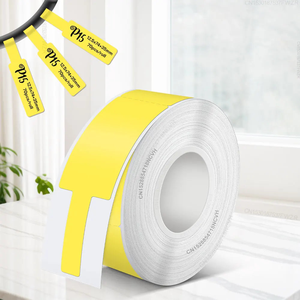 1PK P15 Transparent Label Tape 14mmx30mm Clear Waterproof Self Adhesive Label Sticker Paper for Marklife P15 P12 Label Maker
