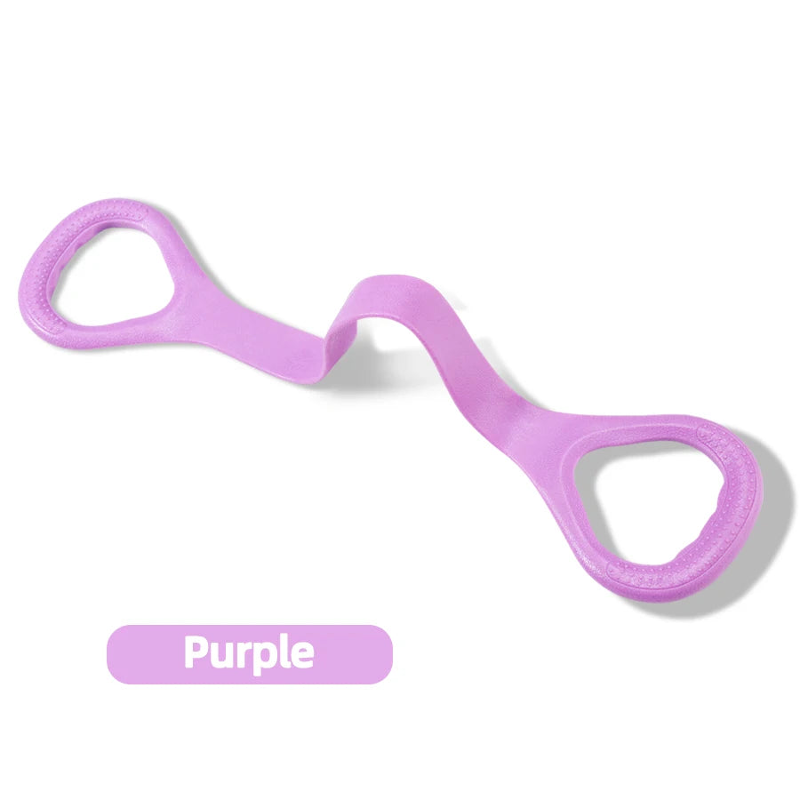8 Fitness Resistance Band for Workout Arm Back Shoulder Exercise Elastic Training Band for Yoga Pilates Fitness Equipment
