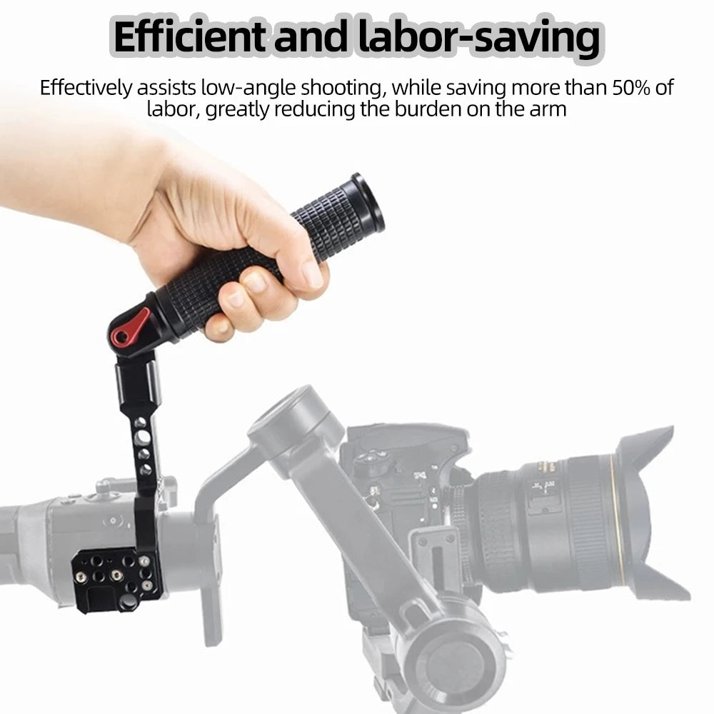 Gimbal Adjustable Handle Grip for DJI Ronin S SC RSC2 Stabilizer Handgrip Extension Bracket for Video Light Microphone Monitor