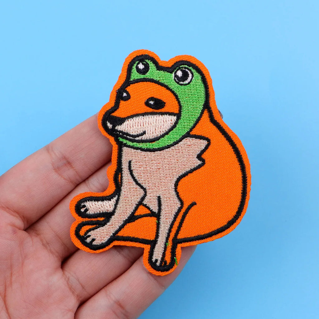 Cute Raccoon Patches On Clothes Cartoon Animals Embroidered Patches Sew Badges Iron On Patch DIY Clothing Accessories