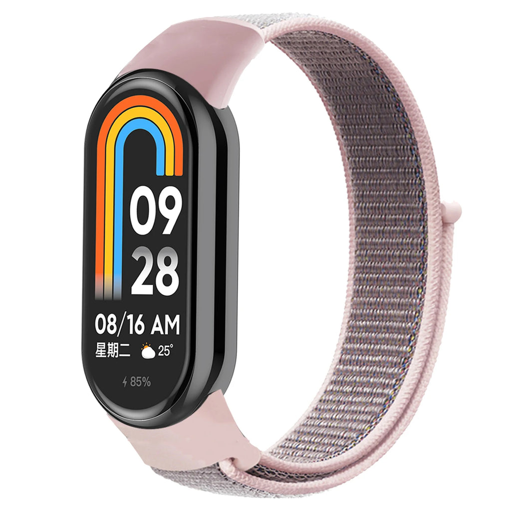 Nylon Loop for xiaomi Mi Band 10 9 8 Straps SmartWatch Wristband Correa Replacement Sport Pulsera for Miband 7 6 5 4 3 Bracelet