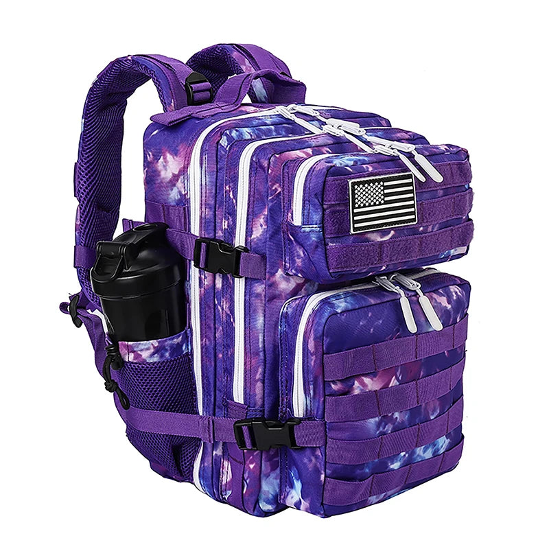 LHI 25L Tactical Backpack for Women Fitness Athlete Gym Out Bag  Small Outdoor Sports Travel Rucksack with Bottle Holder