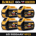 DeWALT Original Battery 20V/60V 6Ah 9Ah MAX FlexVolt for DCB606 DCB205 DCB206 DCB209 DCB182 Power Tool