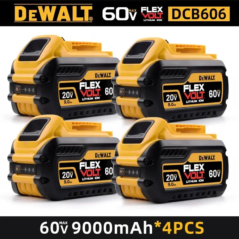 DeWALT Original Battery 20V/60V 6Ah 9Ah MAX FlexVolt for DCB606 DCB205 DCB206 DCB209 DCB182 Power Tool