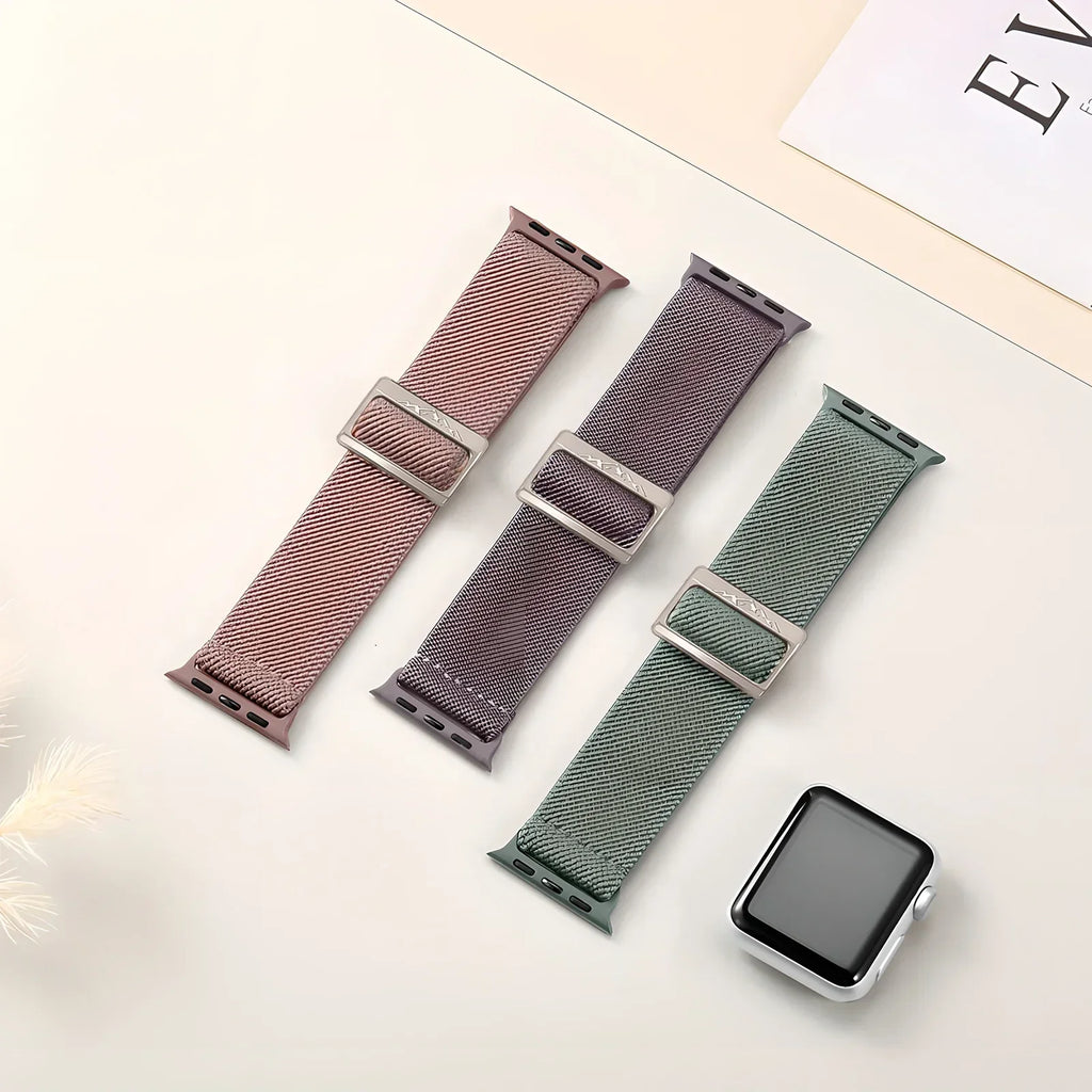 Nylon Strap for Apple Watch Band IWatch Series 9 8 7 SE Ultra 2 Bracelet 44mm 45mm 49mm 40mm 41mm Correa Watchband Accessories