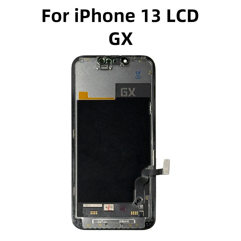 GX OLED For iPhone X XS XR XS Max LCD 11ProMax 13 ProMax 14ProMax 3D Touch Screen Digitizer 12 Mini 12 Pro Max Replacement Parts