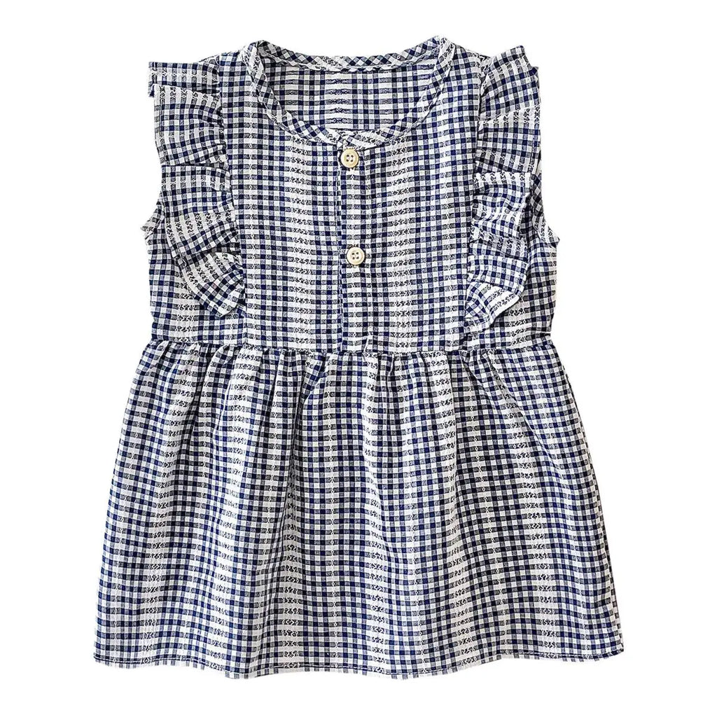 Sanlutoz Floral Baby Girls Dress Summer Short Sleeve Holiday Casual Kids Girls Dresses Clothing