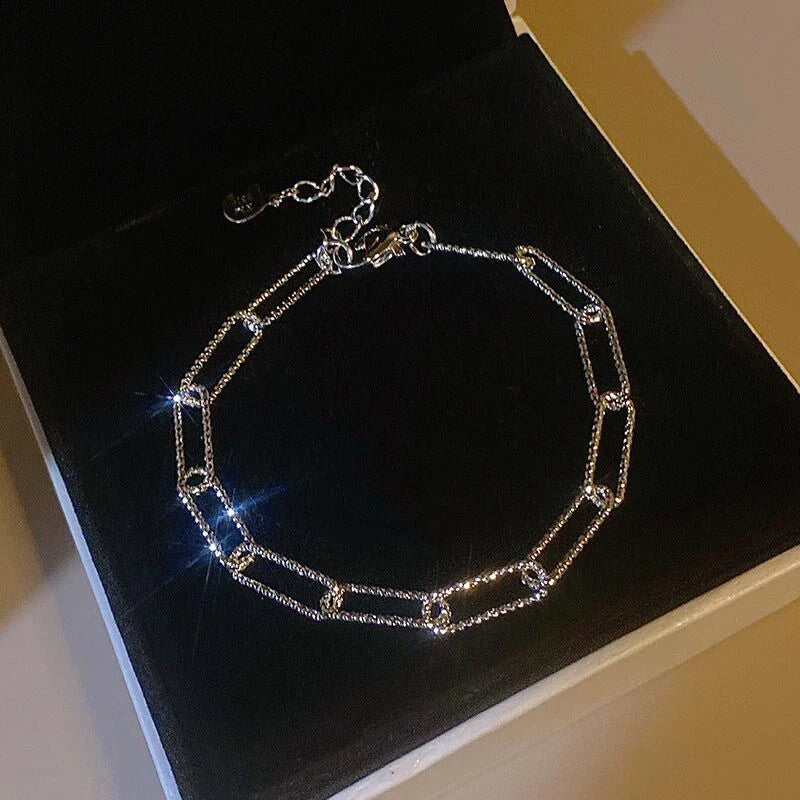 Luxury Color Cubic Zirconia Gold Color Tennis Bracelets For Women Girls 2022 New Trend Chain Bracelets Jewelry Party Gifts