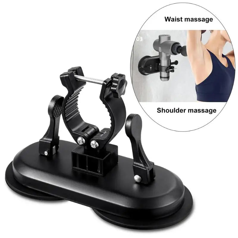 Suction Cup Massage Gun Holder Fascia Gun Bracket Hands-Free Massager Accessory