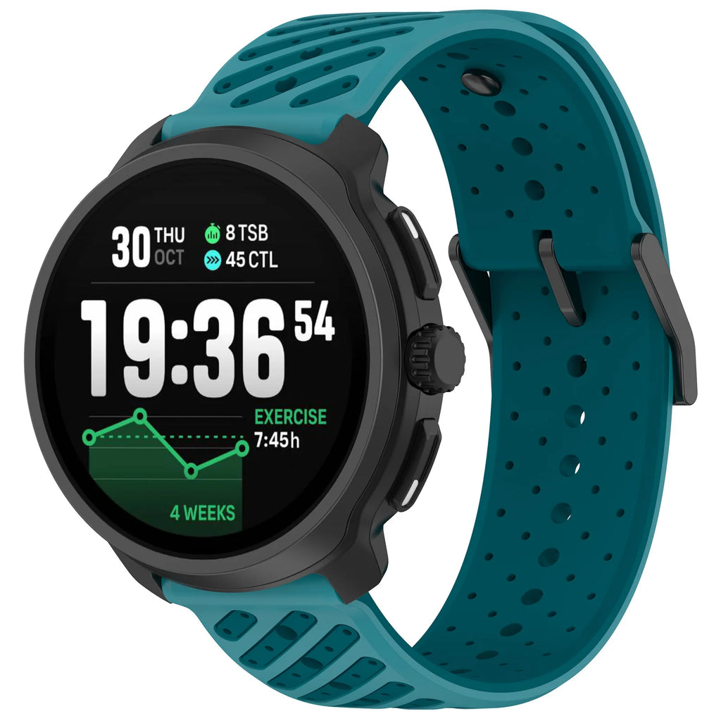 Durable Textured Silicone Strap with Ventilation Holes for Xiaomi 22MM Watches
