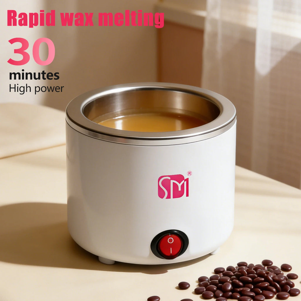 LULAA Waxing Wax Warmer for Hair Removal Quick Heating Wax Melt Warmer Easy to Use at Home Waxing Kit for Women Use