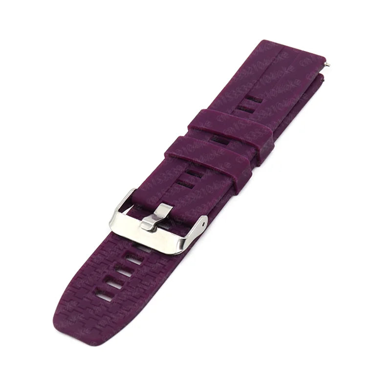 22mm Silicone Watch Band for Huawei Watch GT 2 46mm Soft Sport Strap Bracelet Watchband for Samsung Galaxy Watch 46mm Gear S3