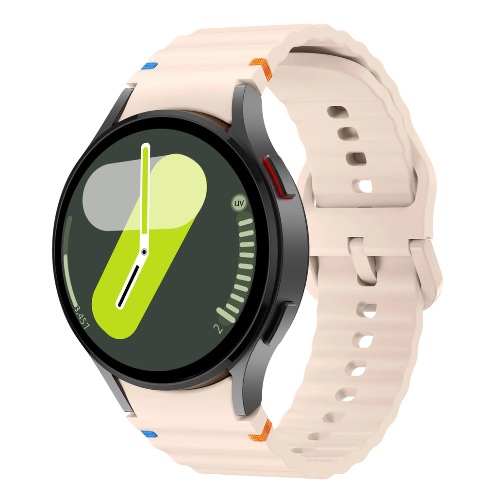 Original Silicone Band for Samsung Galaxy Watch 7 6 5 4 44mm 40mm 5Pro 45mm Bracelet for Galaxy Watch 4 6Classic 43mm 47mm Strap