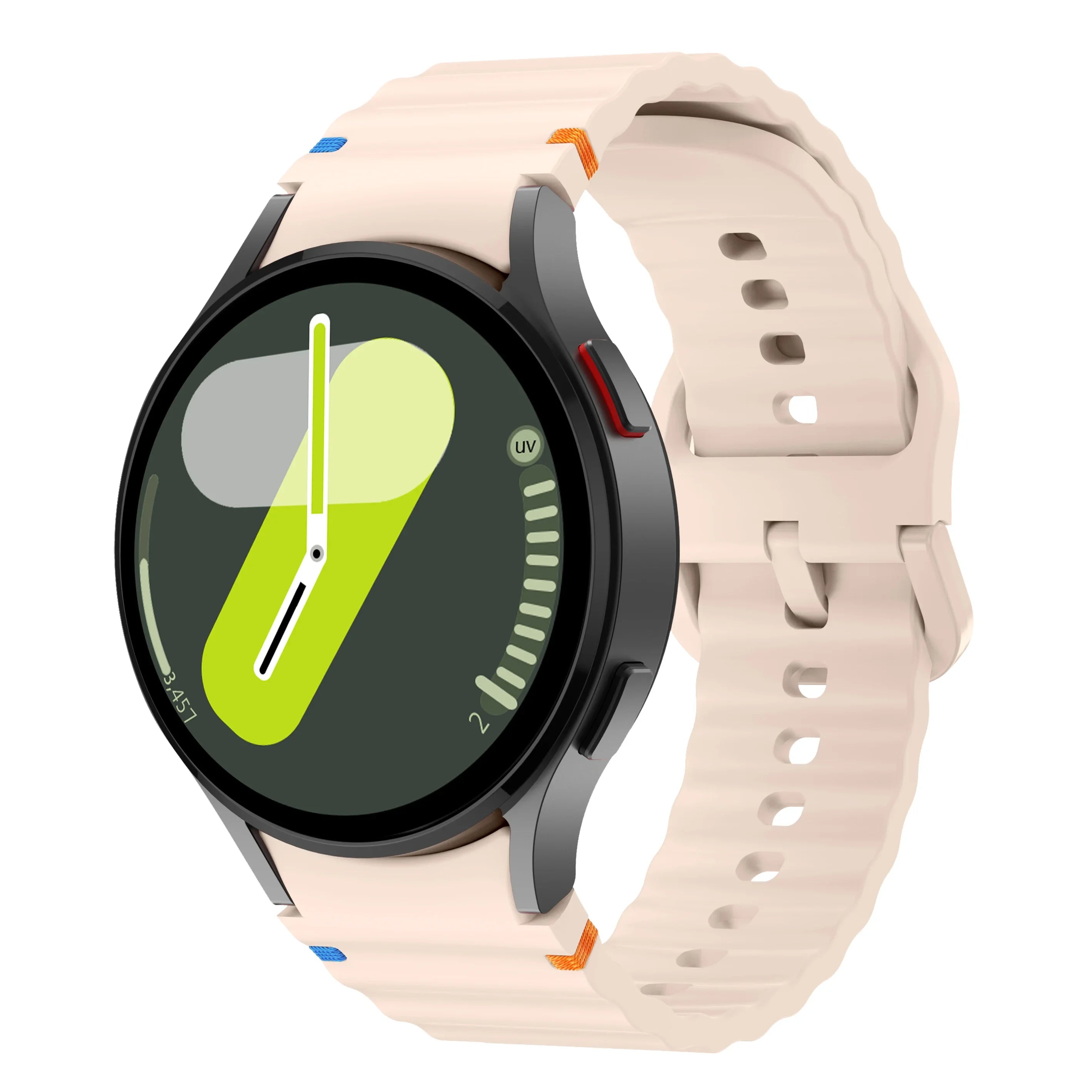 Original Silicone Band for Samsung Galaxy Watch 7 6 5 4 44mm 40mm 5Pro 45mm Bracelet for Galaxy Watch 4 6Classic 43mm 47mm Strap