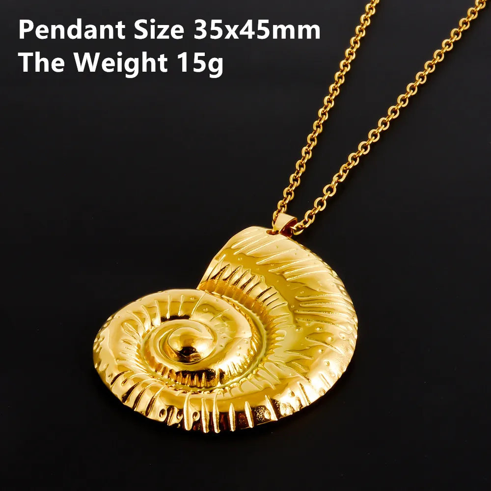 1Pc Stainless Steel Summer Sea Animal Aesthetic Women Grunge Necklaces Cute Ocean Hippocampus Seahorse Pendant Collares Jewelry