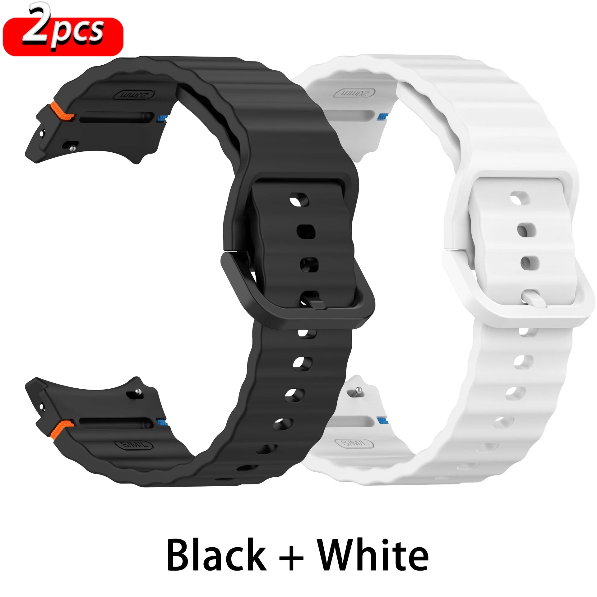 Original Sport Straps for Samsung Galaxy watch 4/5 Pro/6/7/6 classic 44mm 40mm 45 Silicone bracelet correa Galaxy watch 7 Band
